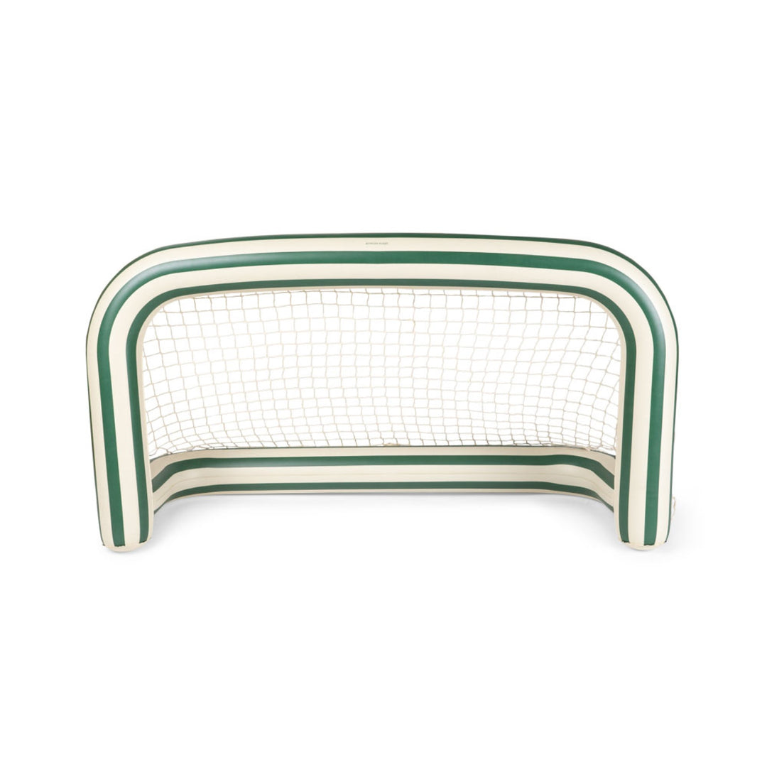 KONGES SLØJD Inflatable Goal With Ball, Green Stripe