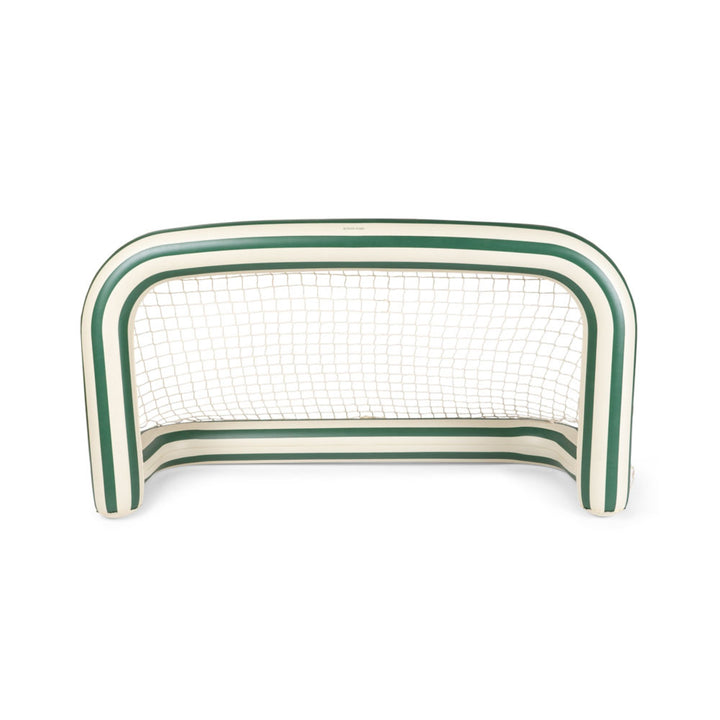 KONGES SLØJD Inflatable Goal With Ball, Green Stripe