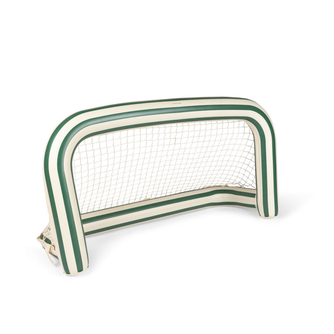 KONGES SLØJD Inflatable Goal With Ball, Green Stripe