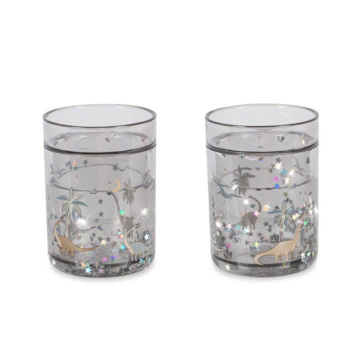KONGES SLØJD Kids Glitter Cups, Dino (Set of 2)