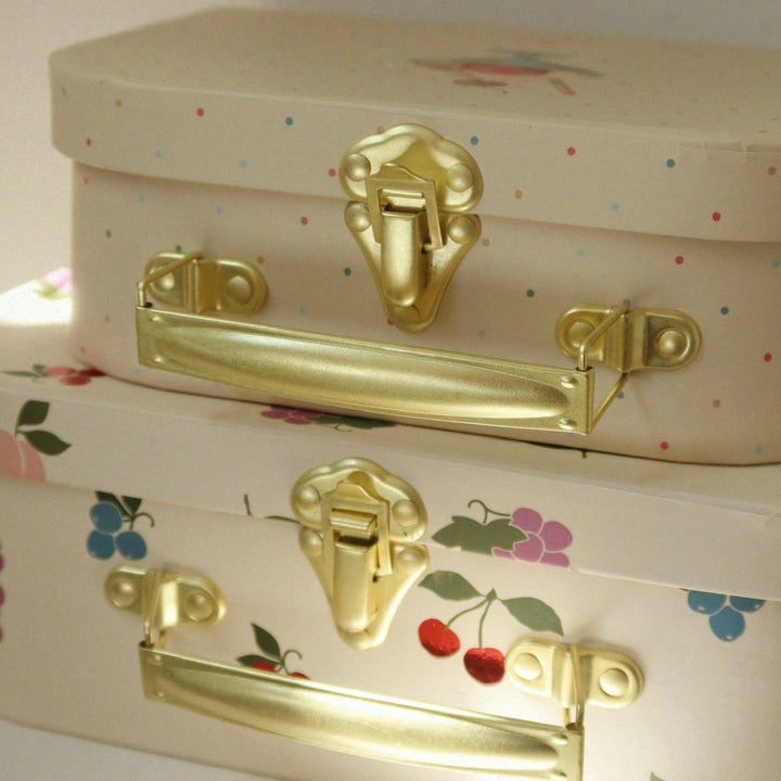 KONGES SLØJD Kids Luggage, Suitcase, FSC, Fruity (Set of 2)