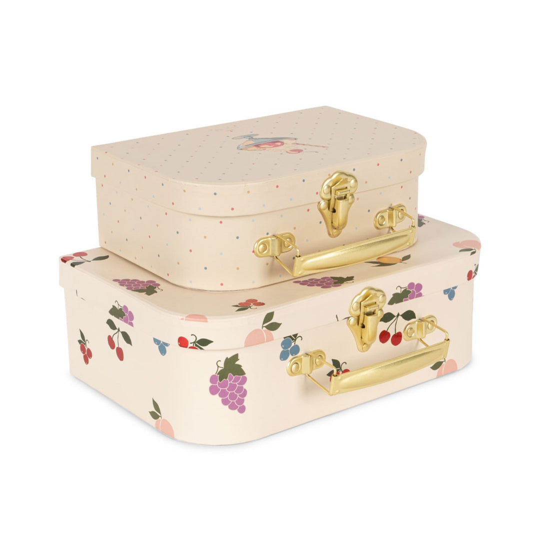 KONGES SLØJD Kids Luggage, Suitcase, FSC, Fruity (Set of 2)