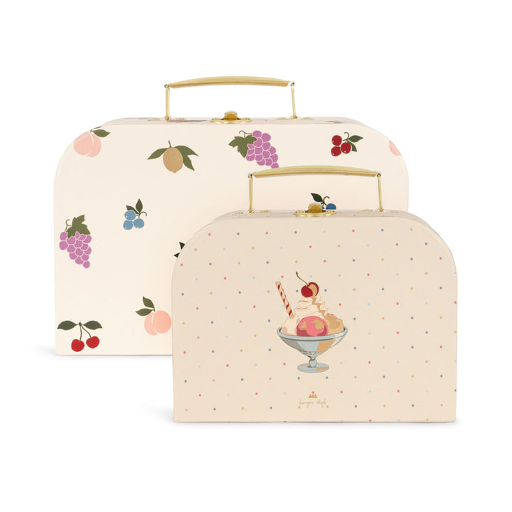 KONGES SLØJD Kids Luggage, Suitcase, FSC, Fruity (Set of 2)
