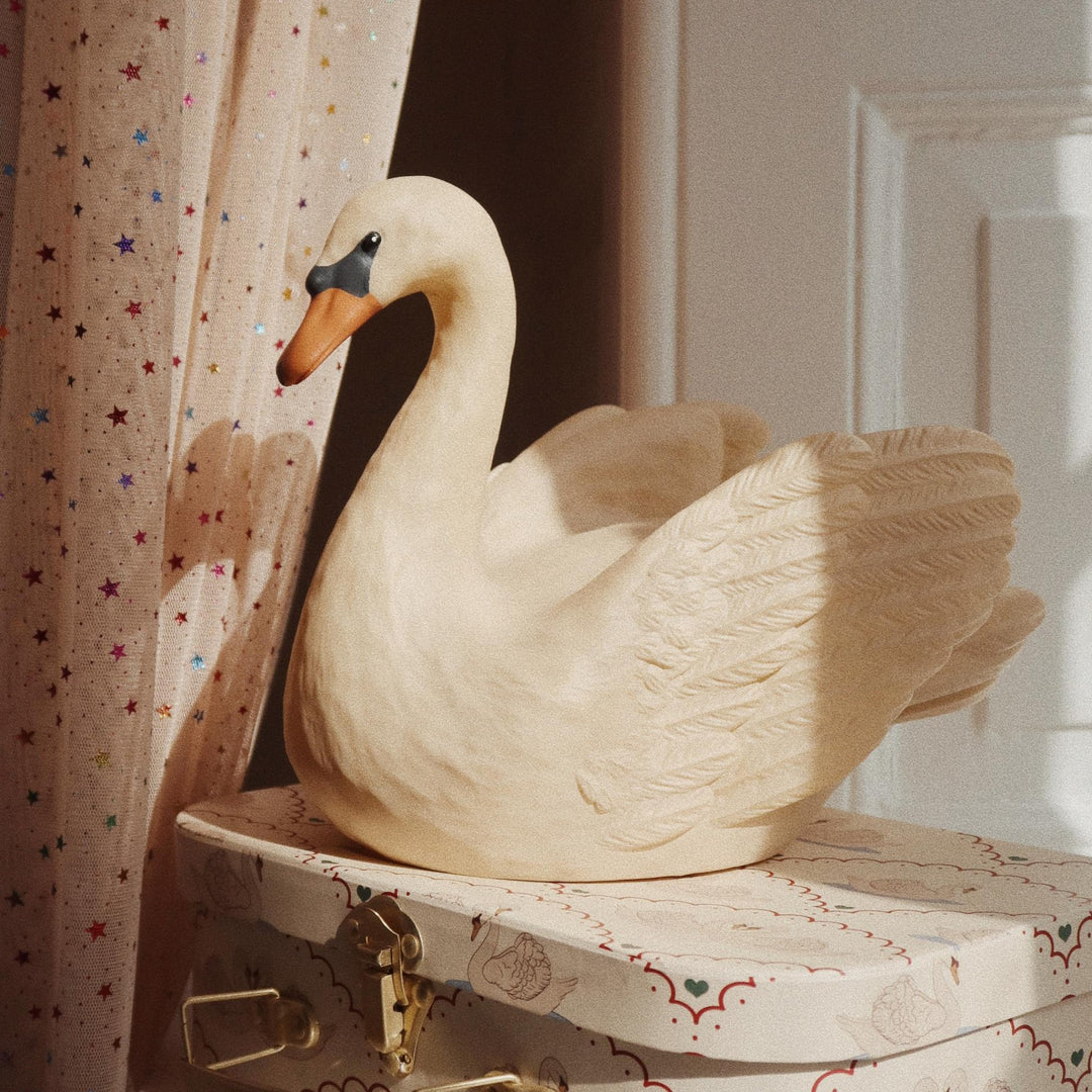 KONGES SLØJD LED Kids Swan Lamp, Beige