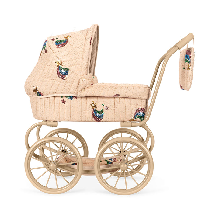 KONGES SLØJD Minnie Tulle Doll Pram, Rainbow Star