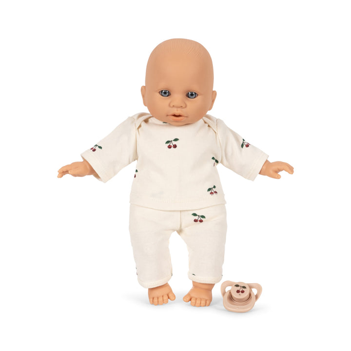 KONGES SLØJD Poppy Doll Stroller Set, Pink Check