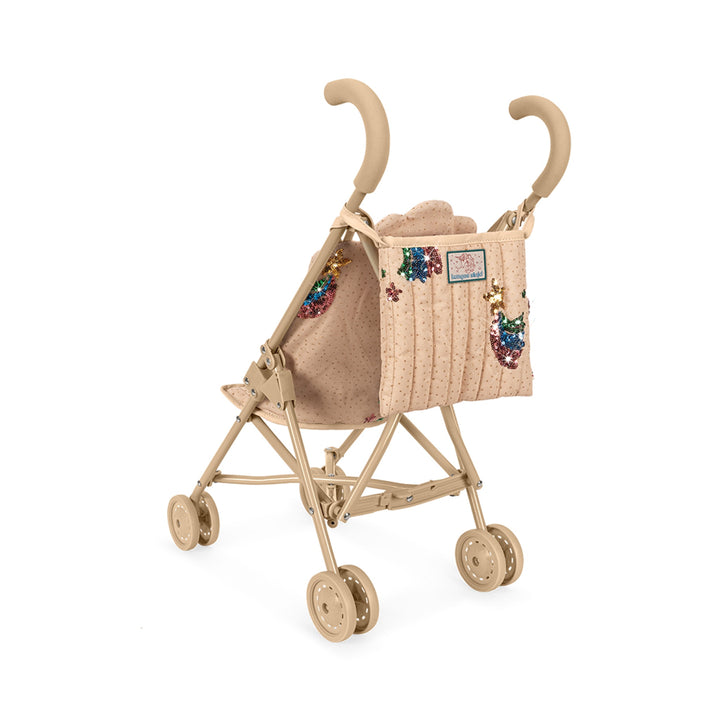 KONGES SLØJD Tulle Doll Stroller, Rainbow Star