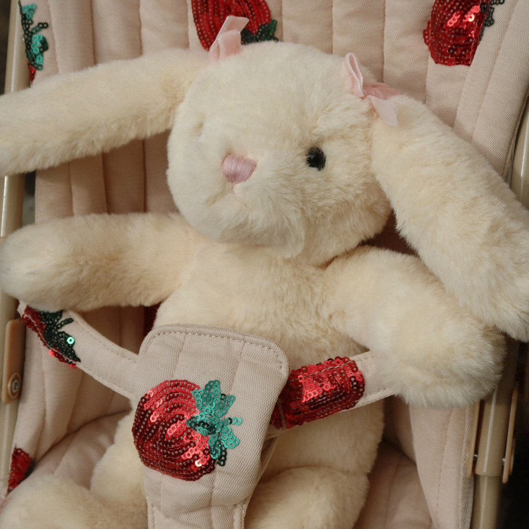 KONGES SLØJD Tulle Doll Stroller, Strawberry