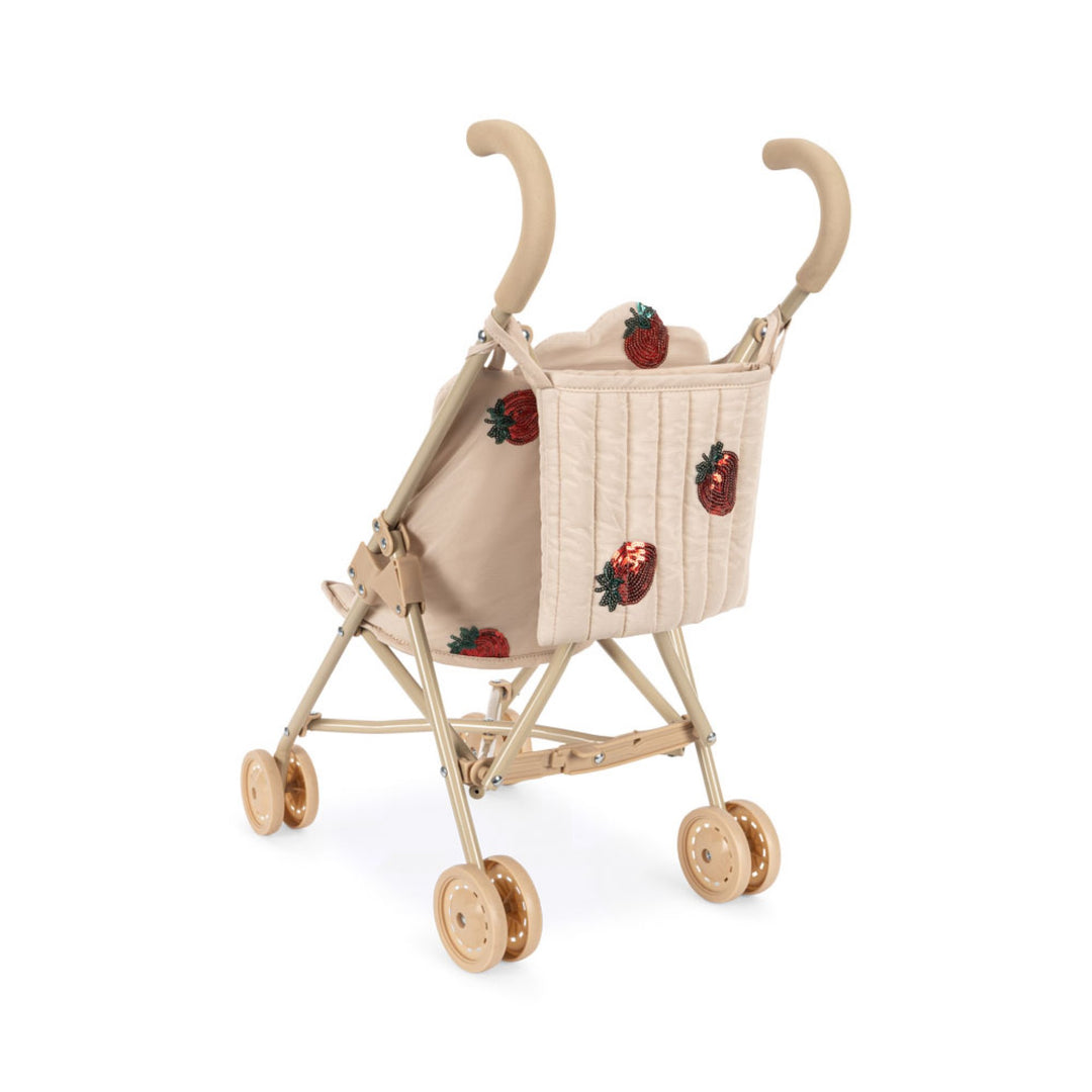 KONGES SLØJD Tulle Doll Stroller, Strawberry