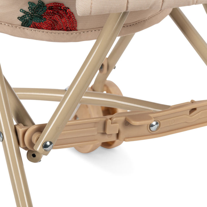 KONGES SLØJD Tulle Doll Stroller, Strawberry