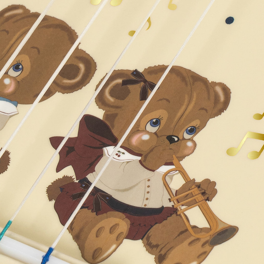 KONGES SLØJD Ukulele Glossy Toy, FSC wood, Teddy Bear