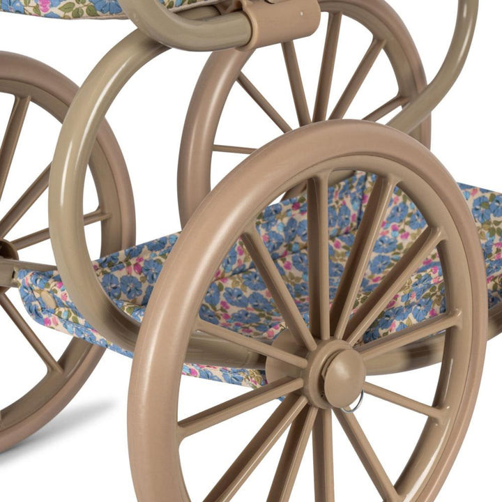 KONGES SLØJD Minnie Doll Pram Toy, Fleur Rosier