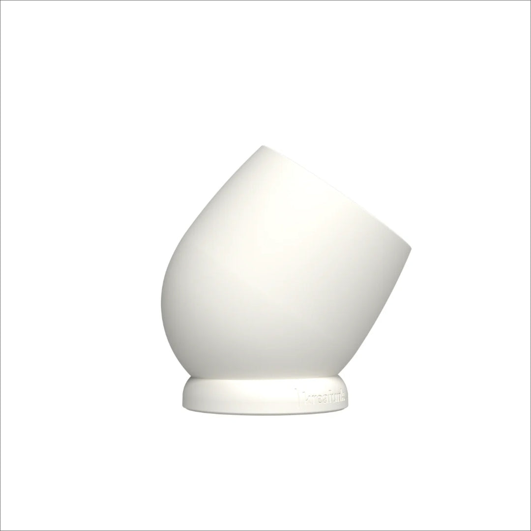 KREAFUNK Bell Alarm Clock, White