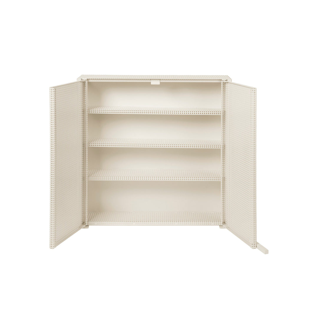 KRISTINA DAM STUDIO Grid Wall Cabinet, Beige