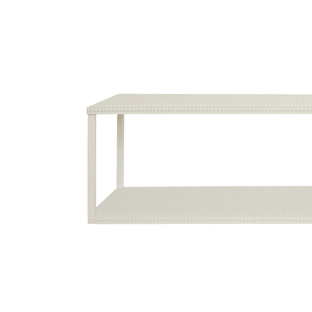 KRISTINA DAM STUDIO Large Grid Wall Shelf, Beige