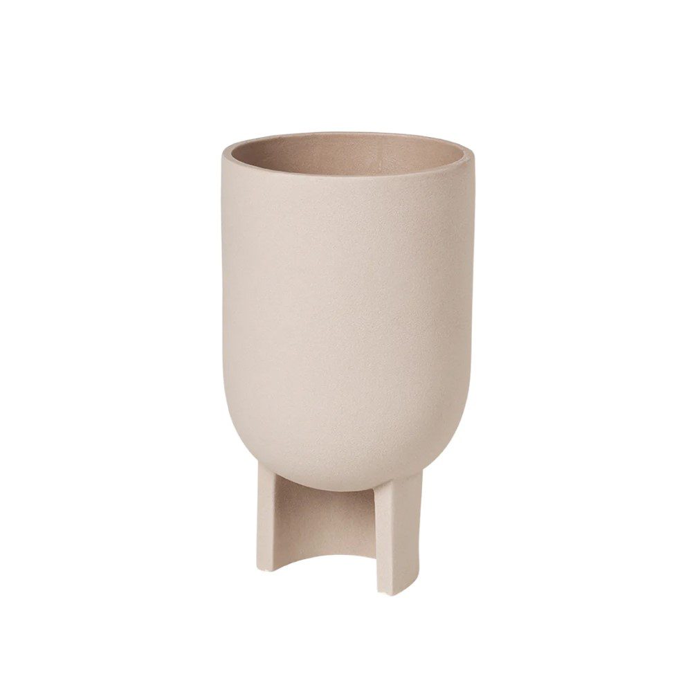 KRISTINA DAM STUDIO Serene Flowerpot, Medium, Sand