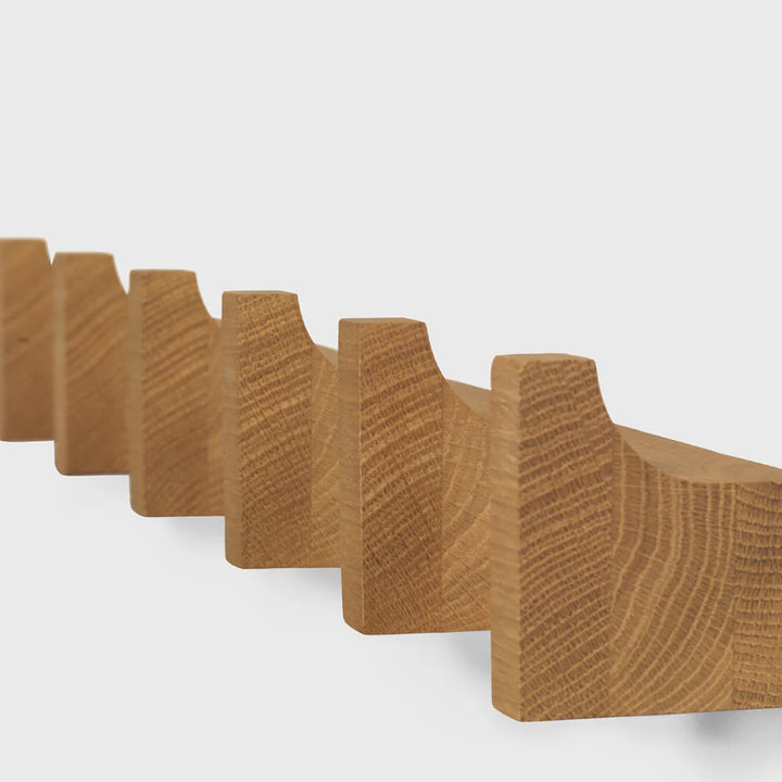 KRISTINA DAM Column Coat Rack Long, Warm Oiled Oak