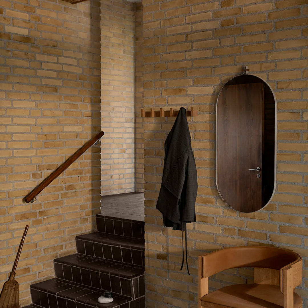 KRISTINA DAM Column Coat Rack Long, Warm Oiled Oak