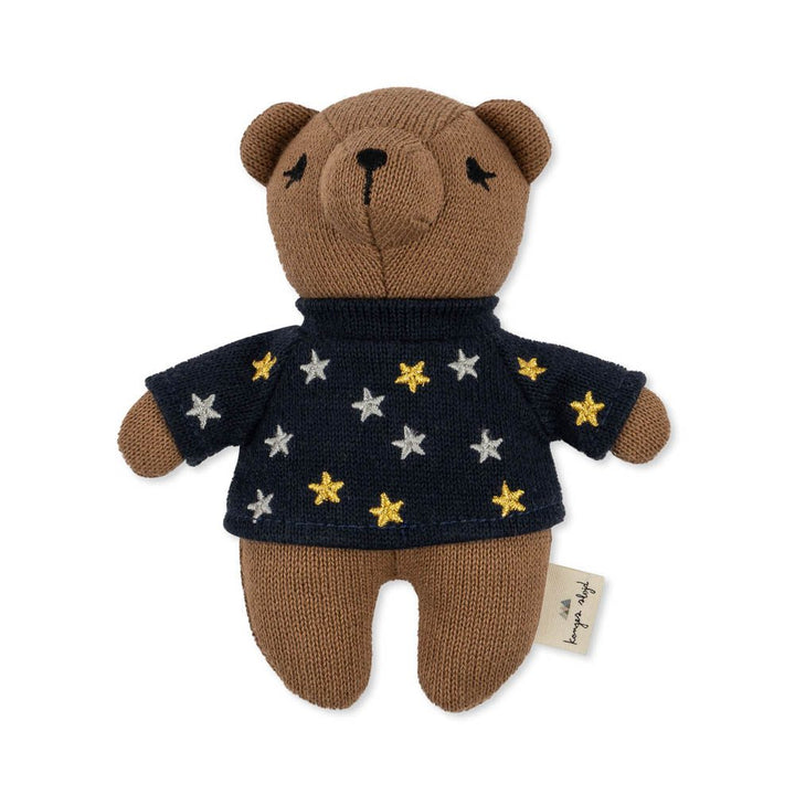 KONGES SLØJD Mini Toys Bear Organic Cotton, Multi