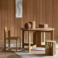 KRISTINA DAM STUDIO Oak Stool, Warm Oak