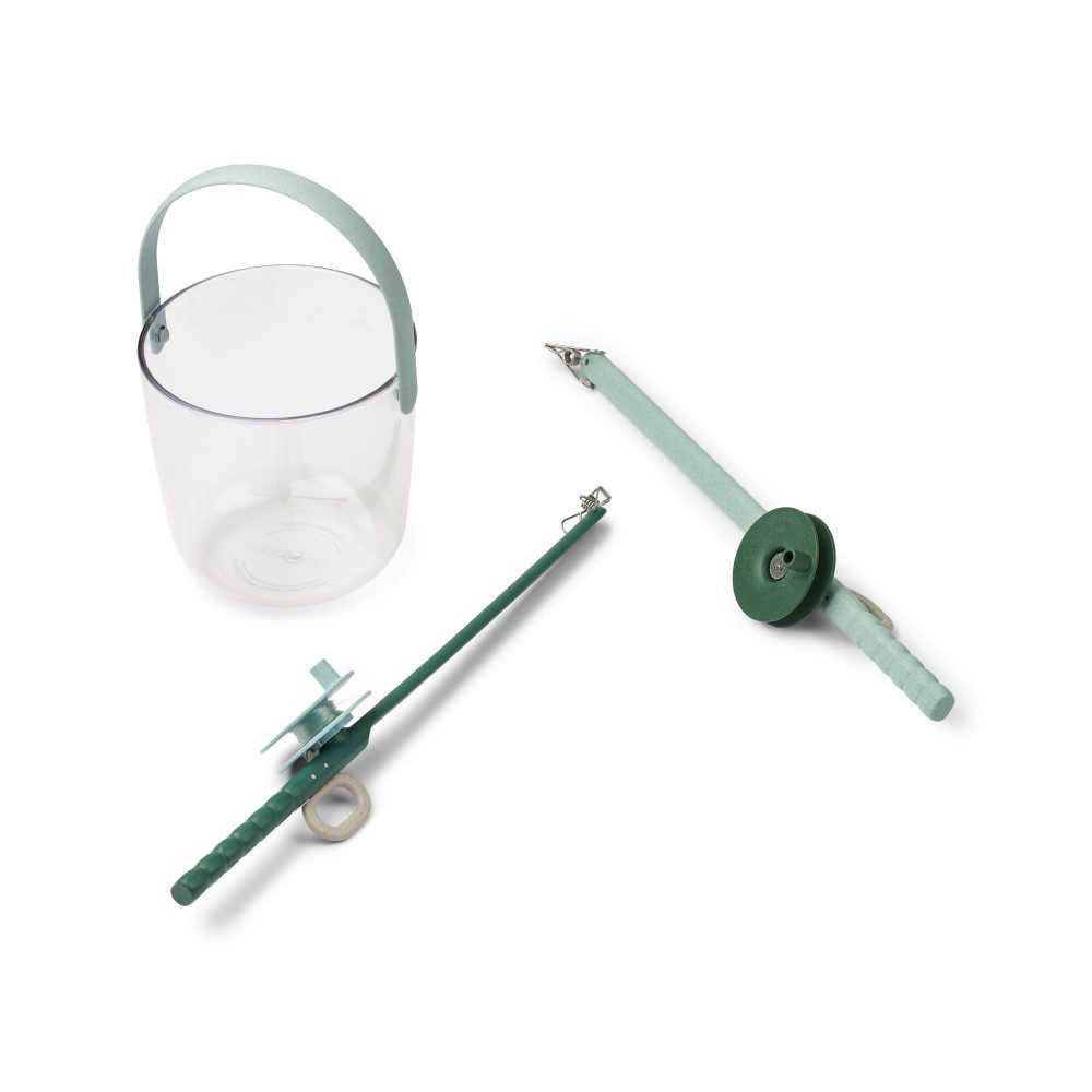 LIEWOOD Cora Crab Fishing Rod Set, Garden Green Mix
