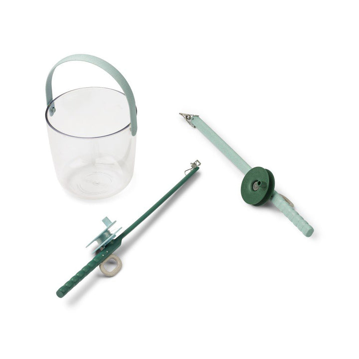 LIEWOOD Cora Crab Fishing Rod Set, Garden Green Mix
