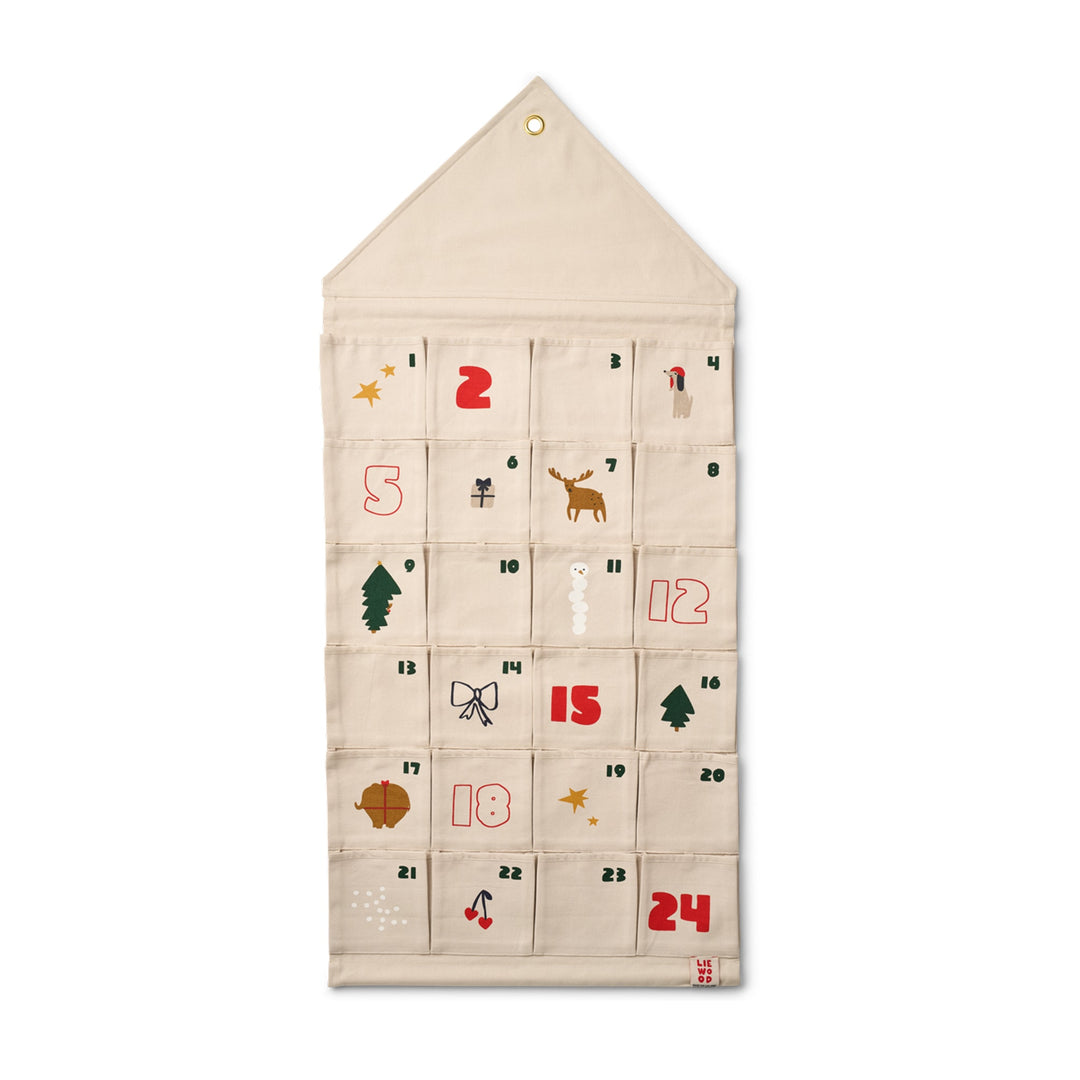 LIEWOOD Babbo Christmas Gift Calendar, Holiday/Sandy