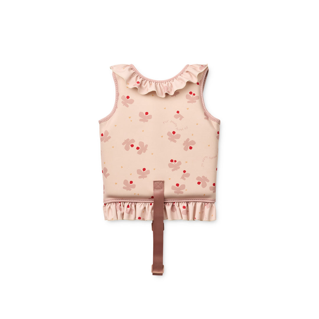 LIEWOOD Dove Swim Vest w/Frill, Butterfly/Apple Blossom