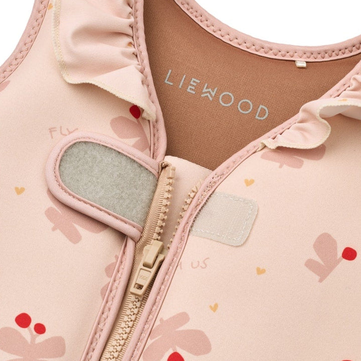 LIEWOOD Dove Swim Vest w/Frill, Butterfly/Apple Blossom