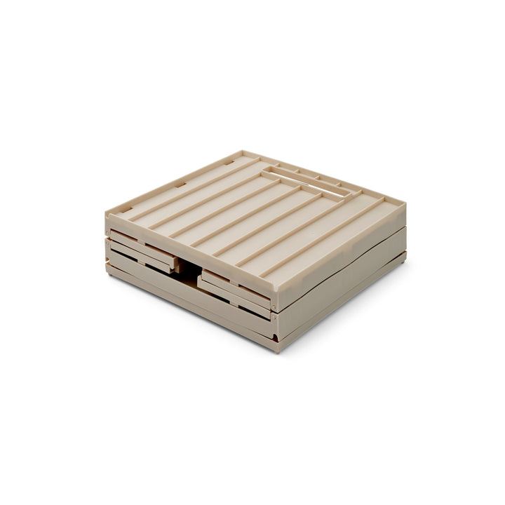 LIEWOOD Elijah Storage Box w/Lid, Sandy