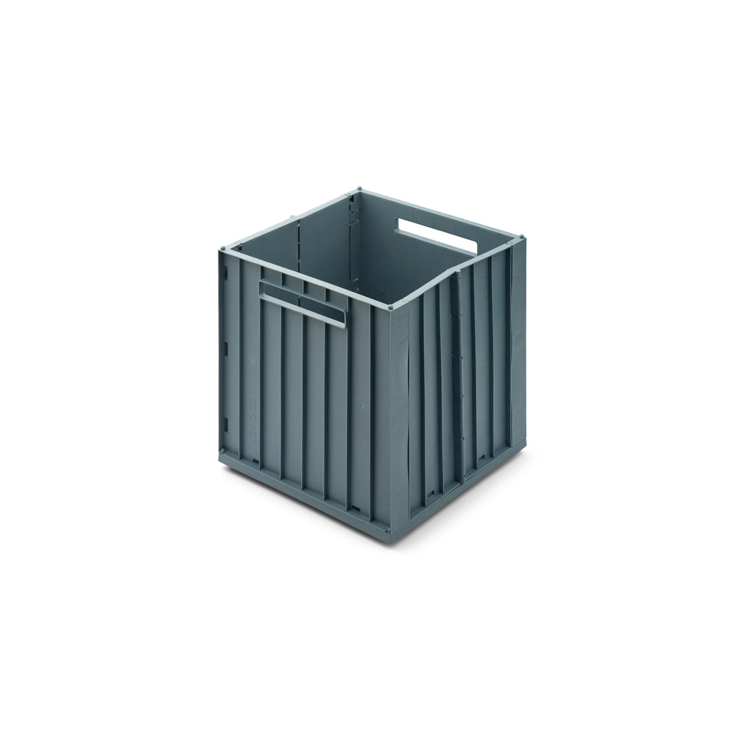 LIEWOOD Elijah Storage Box w/Lid, Whale Blue