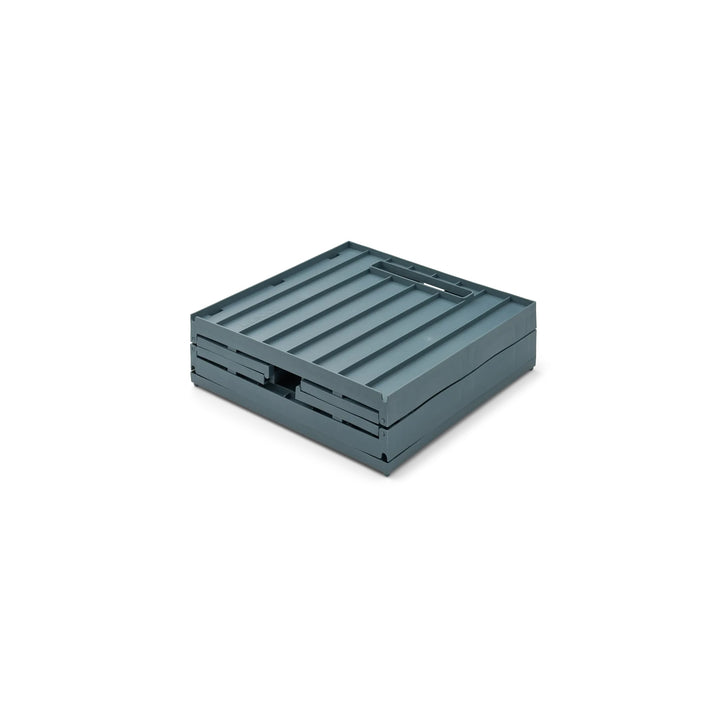 LIEWOOD Elijah Storage Box w/Lid, Whale Blue