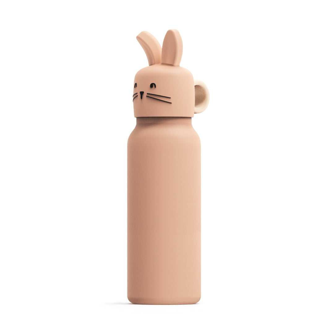 LIEWOOD Falk Water Bottle With Rabbit Lid 350 ml, Pale Tuscany