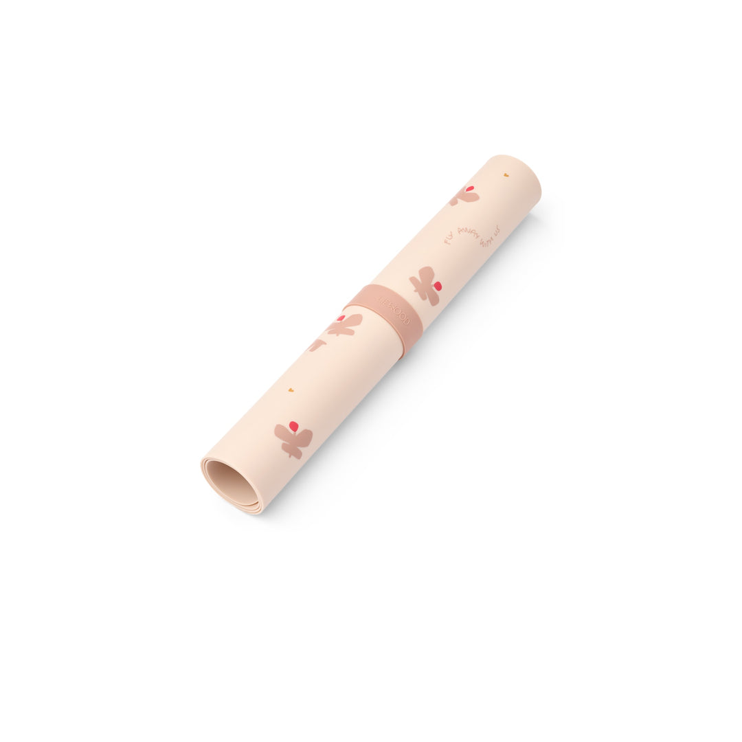 LIEWOOD Jude Printed Kids Placemat, Butterfly/Apple Blossom