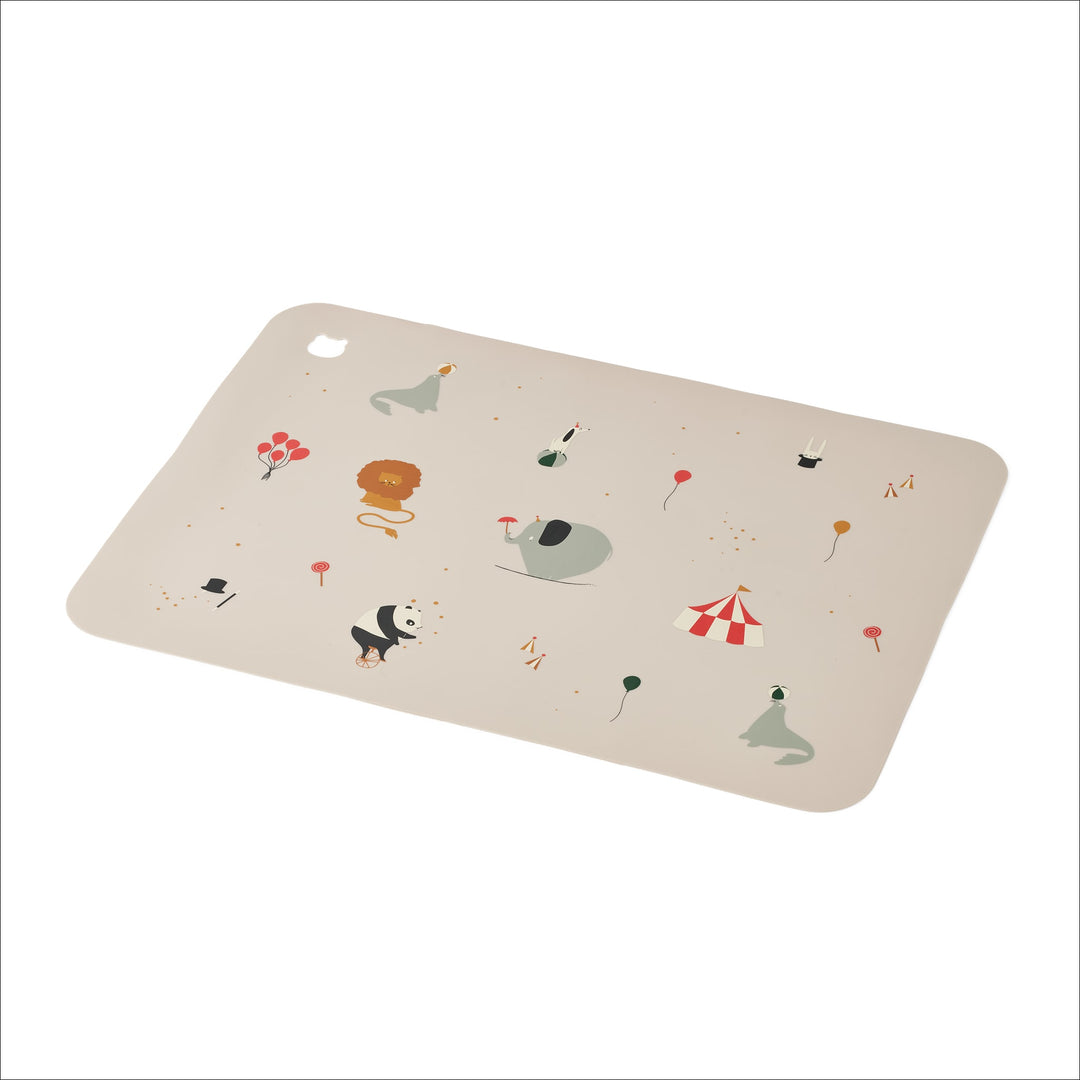 LIEWOOD Jude Printed Kids Placemat, Circus/Sandy