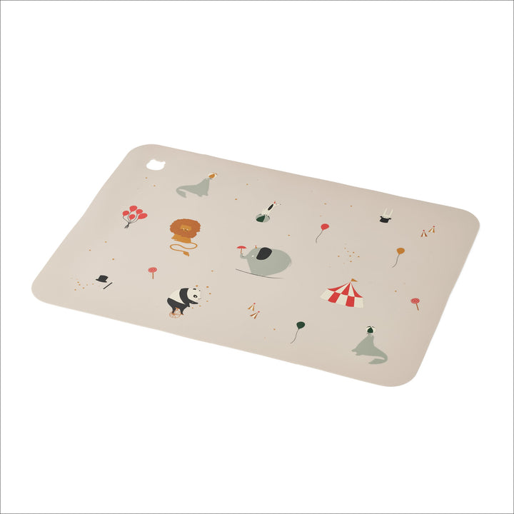 LIEWOOD Jude Printed Kids Placemat, Circus/Sandy