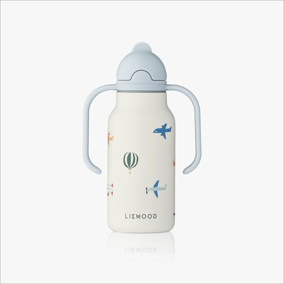 LIEWOOD Kimmie Kids Water Bottle 250 ml, Aviator / Ecru