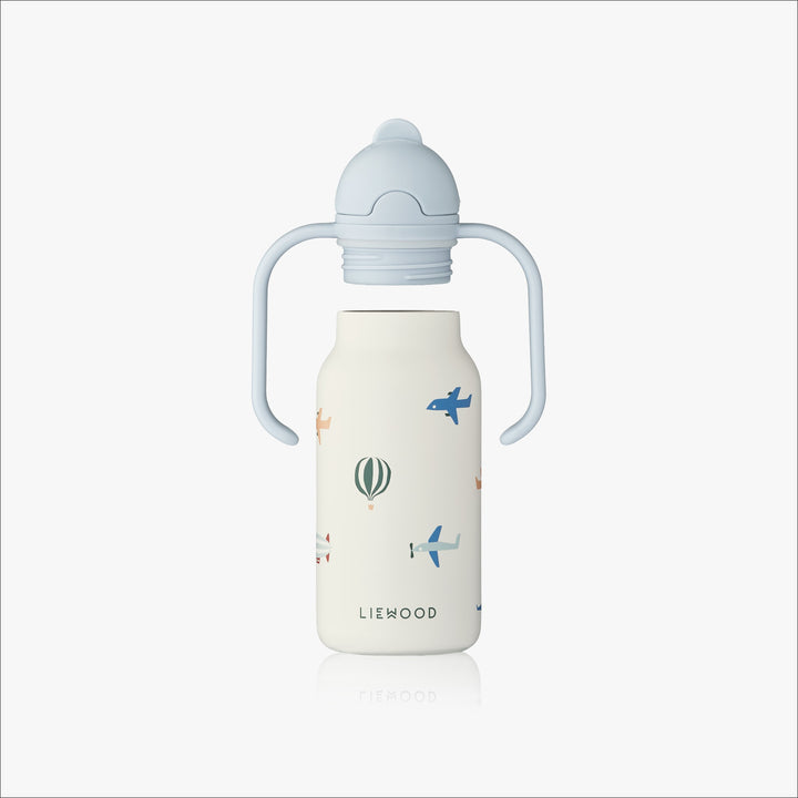 LIEWOOD Kimmie Kids Water Bottle 250 ml, Aviator / Ecru