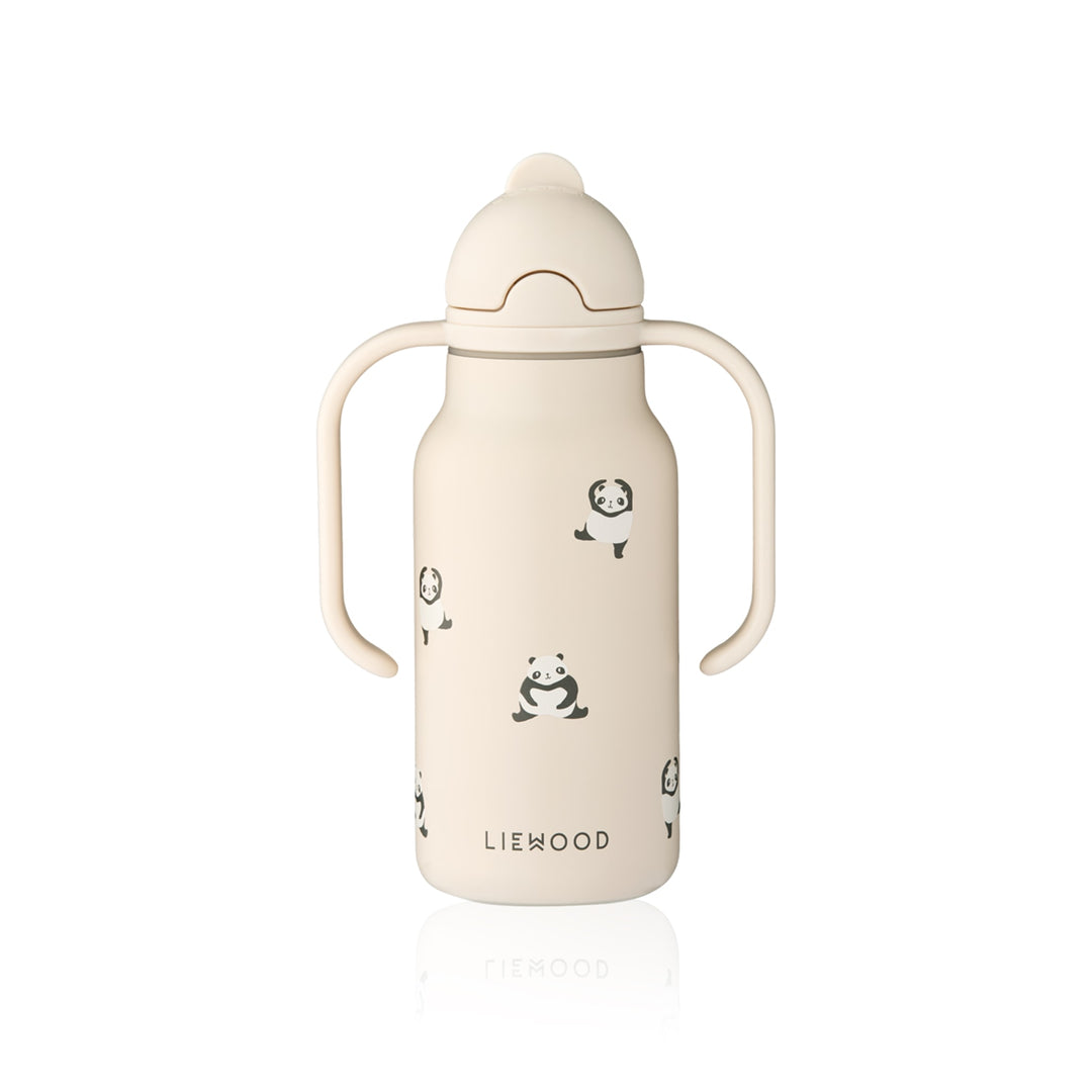 LIEWOOD Kimmie Kids Water Bottle 250 ml, Mini Panda/Sandy