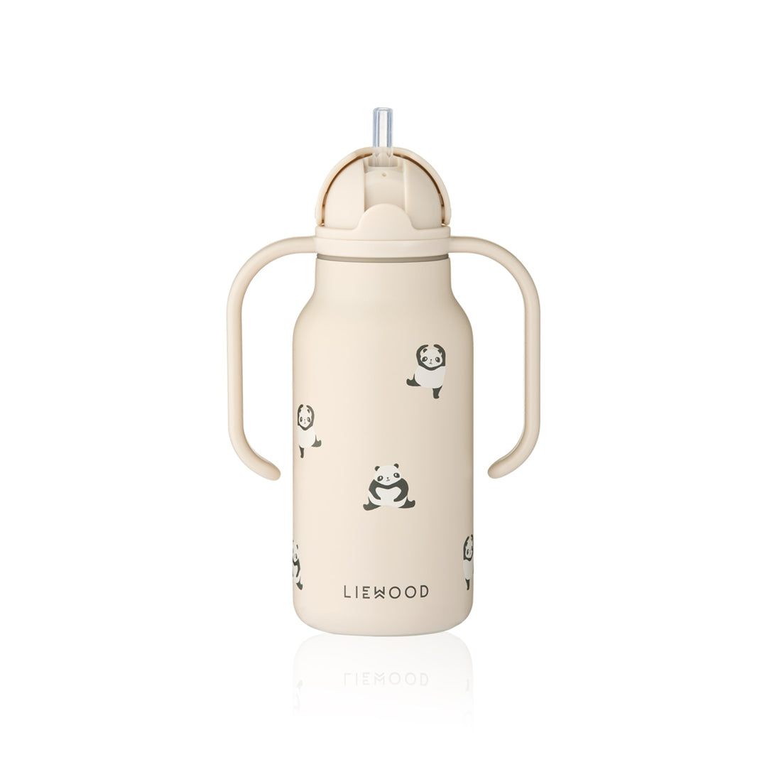 LIEWOOD Kimmie Kids Water Bottle 250 ml, Mini Panda/Sandy