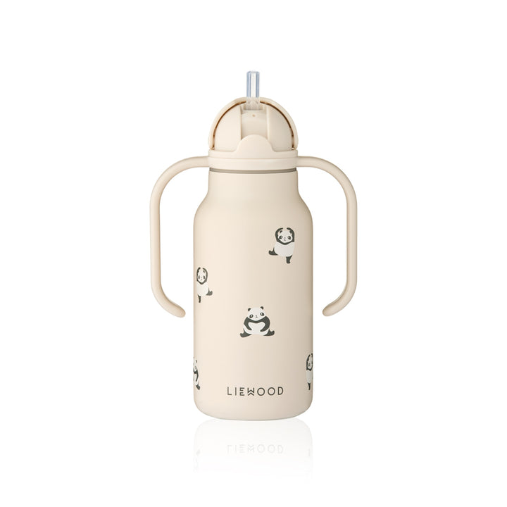 LIEWOOD Kimmie Kids Water Bottle 250 ml, Mini Panda/Sandy