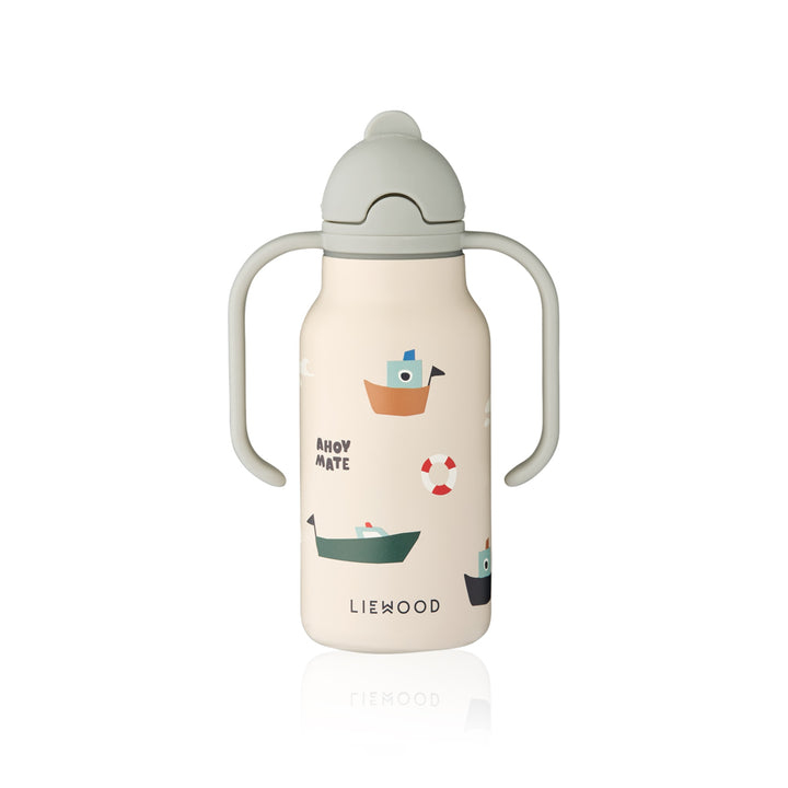 LIEWOOD Kimmie Kids Water Bottle 250 ml, Sailing/Sandy