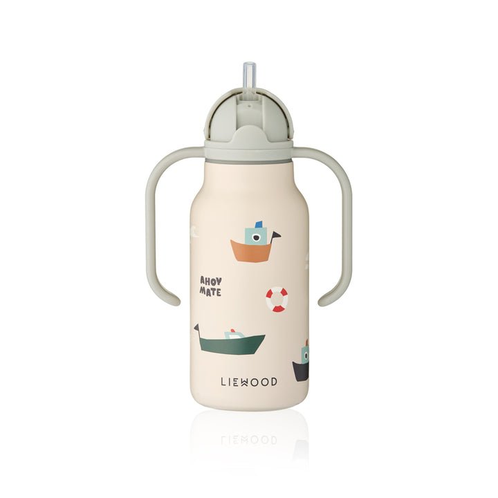 LIEWOOD Kimmie Kids Water Bottle 250 ml, Sailing/Sandy