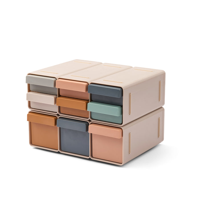 LIEWOOD Kylian Desk Storage System, Sandy Multi Mix