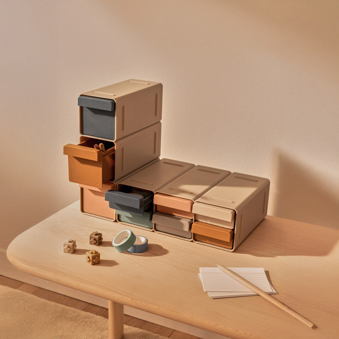 LIEWOOD Kylian Desk Storage System, Sandy Multi Mix
