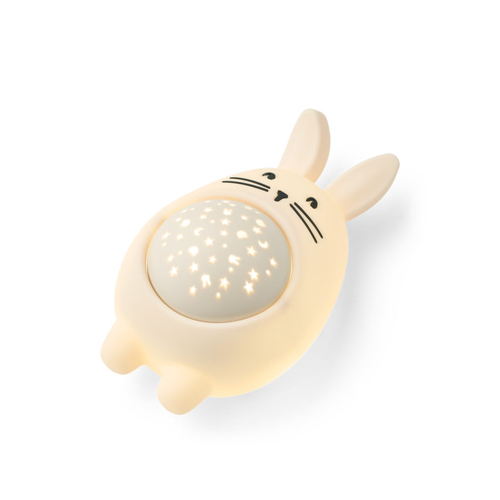 LIEWOOD Manuel Kids Rabbit Sound and Projector Lamp, Sandy