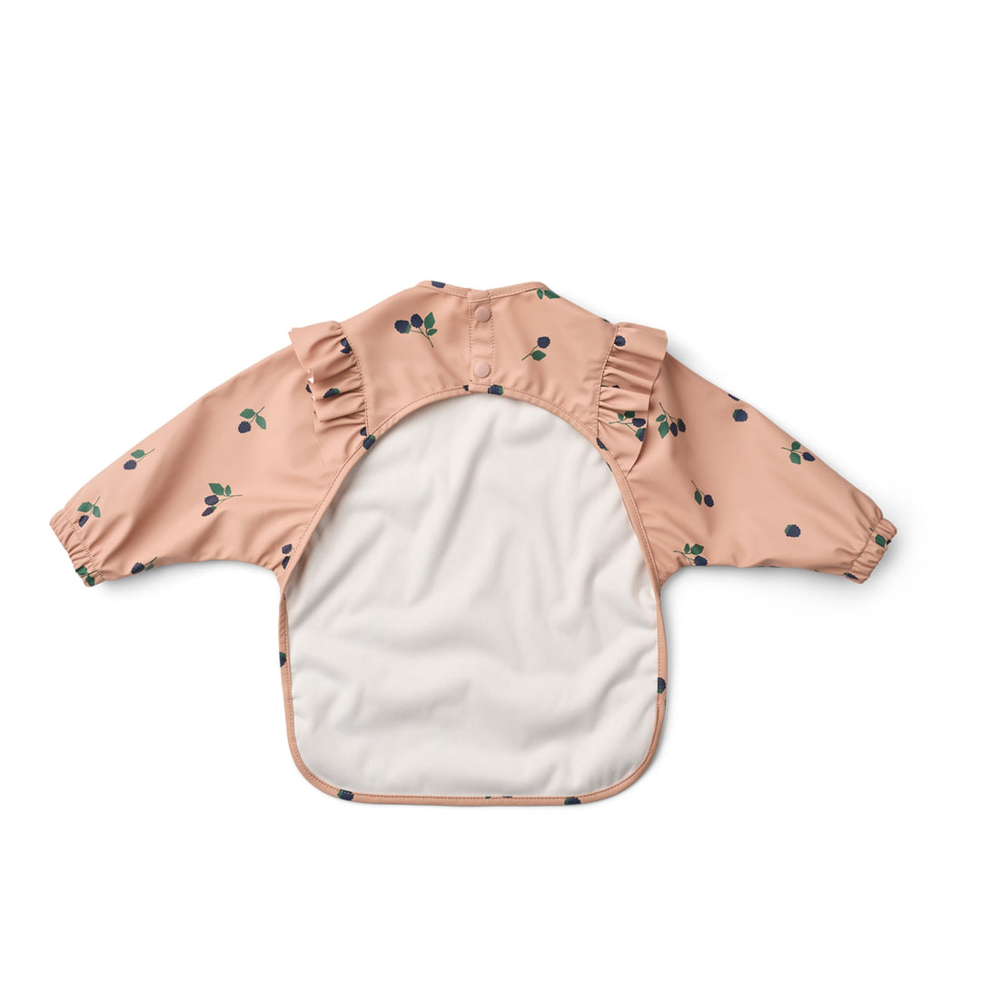 LIEWOOD Merle Ruffle Cape Bib, Berry/Pale Tuscany