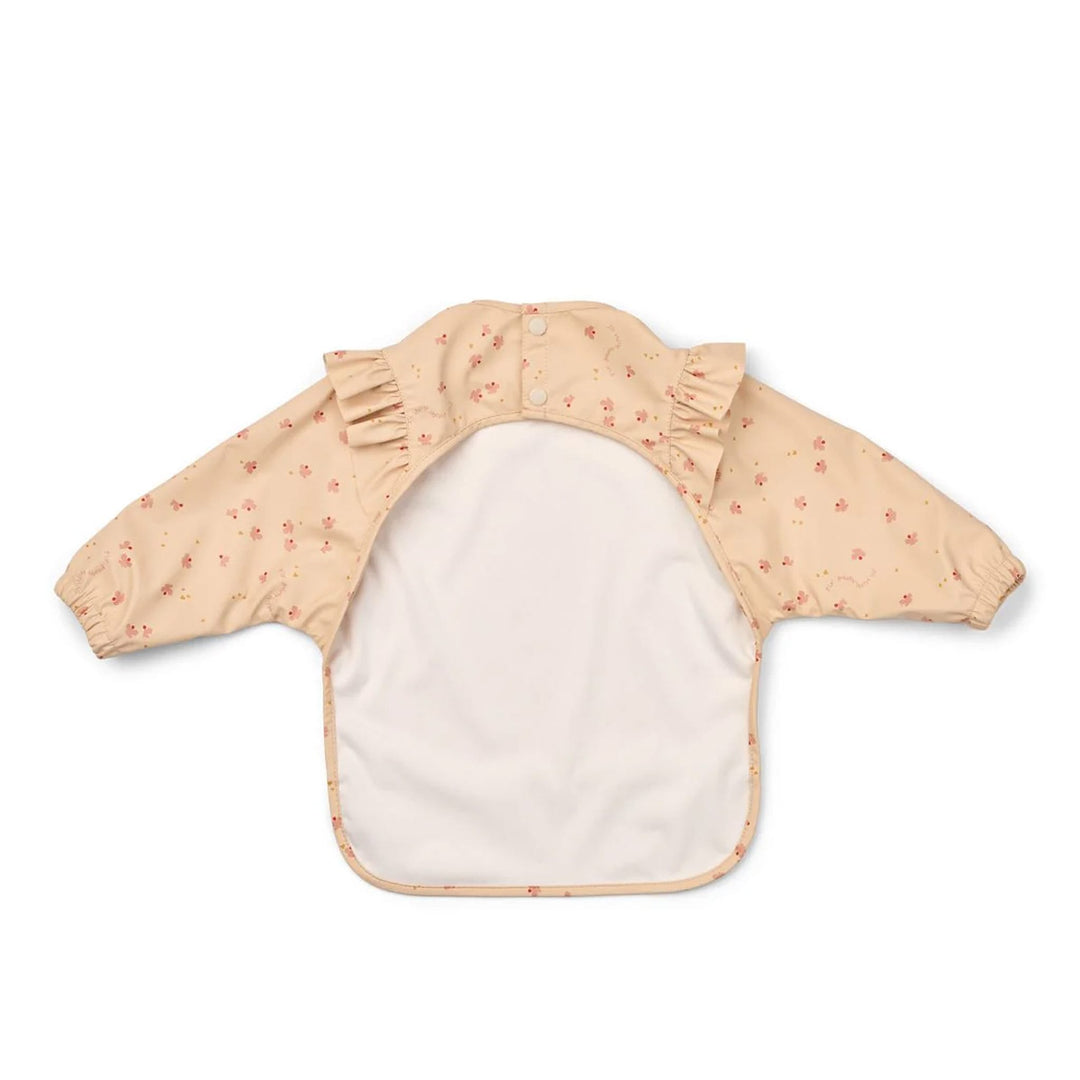 LIEWOOD Merle Ruffle Cape Bib, Mini Butterfly/Apple Blossom
