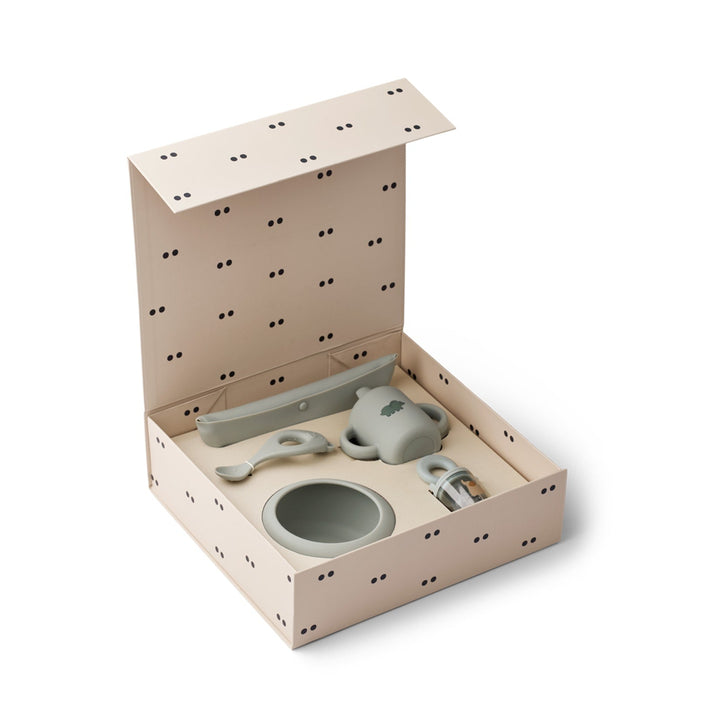 LIEWOOD Mileah Baby Mealtime Set, Dove Blue