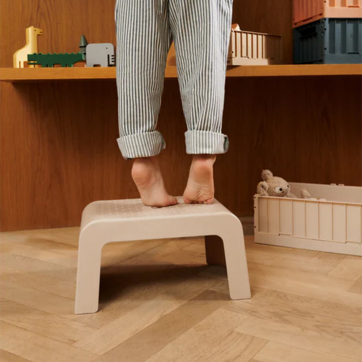 LIEWOOD Ulla Kids Step Stool, Oat